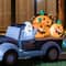 Glitzhome® 8ft. Lighted Inflatable Truck With Jack-O-Lantern Pumpkins Décor